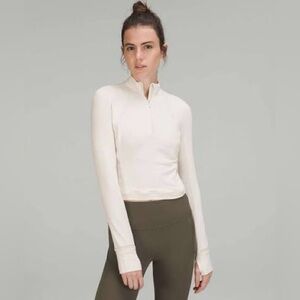 Lululemon It's Rulu Cropped 1/2 Zip